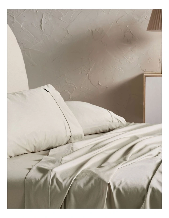 Augusta 500TC Cotton Sateen King Pillowcase In Taupe image 2