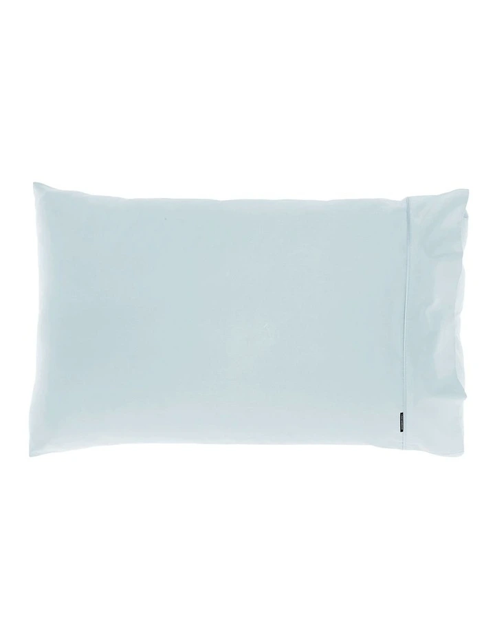 Augusta 500TC Cotton Sateen King Pillowcase In Pale Blue image 1