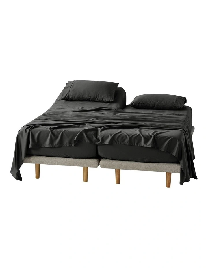 Augusta 500TC Cotton Sateen Fitted Sheets In Magnet image 3
