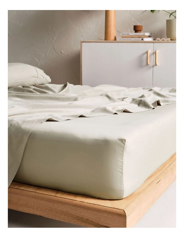 Augusta 500TC Cotton Sateen Fitted Sheets In Taupe image 1