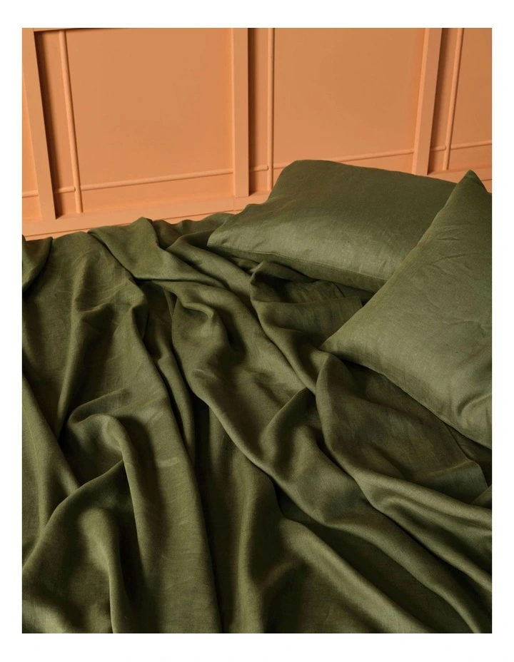 Nimes Sheet Set in Moss image 2