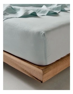 Nimes Fitted Sheet in Sky