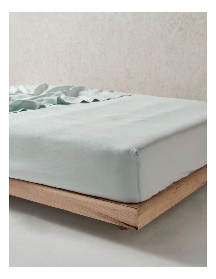Nimes Fitted Sheet in Sky image 3