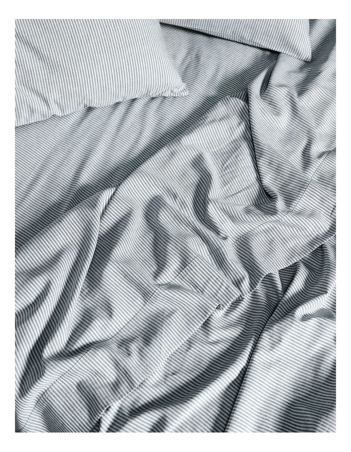 Rejeaneration Adrie Sheet Set in Charcoal image 4