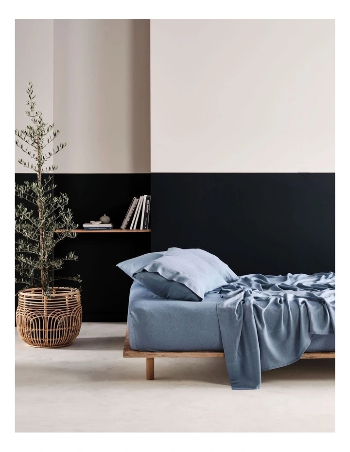 Rejeaneration Rialta Sheet Set in Denim image 1