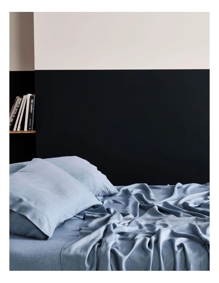 Rejeaneration Rialta Sheet Set in Denim image 2