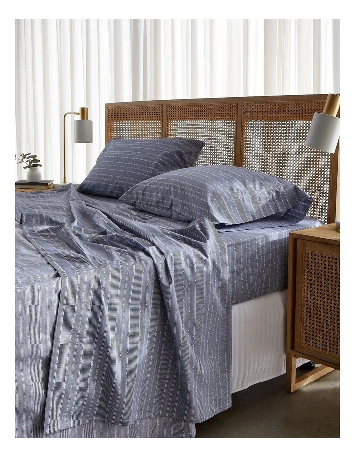Ithaca Play Midnight Sheet Set in Navy image 2