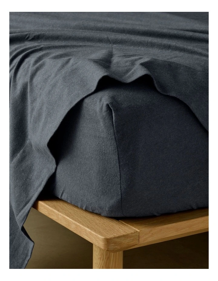 Flannelette Sheet Set in Iron image 3