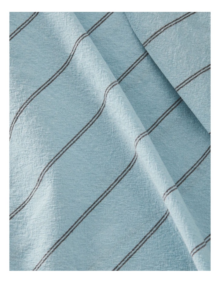 Stonewashed Cotton Sheet Set in Sky Stripe image 4