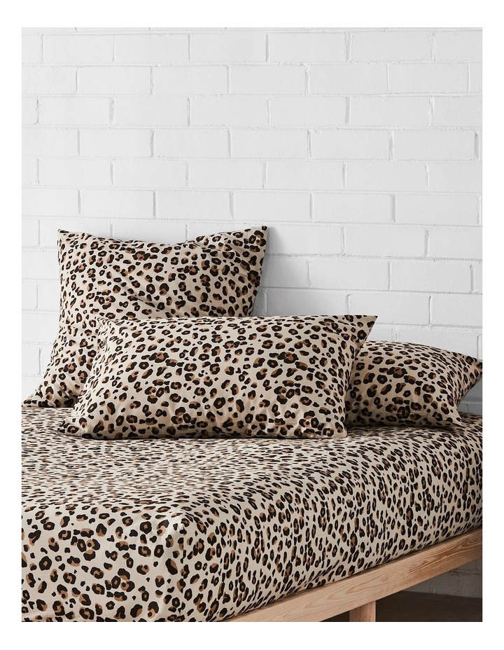Printed Cotton Sheet Separates in Leopard image 2