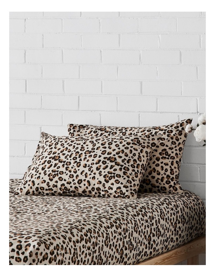 Printed Cotton Sheet Separates in Leopard image 3