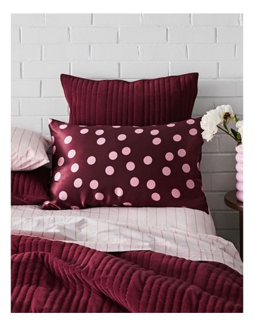 Burgundy Polka Dot colour
