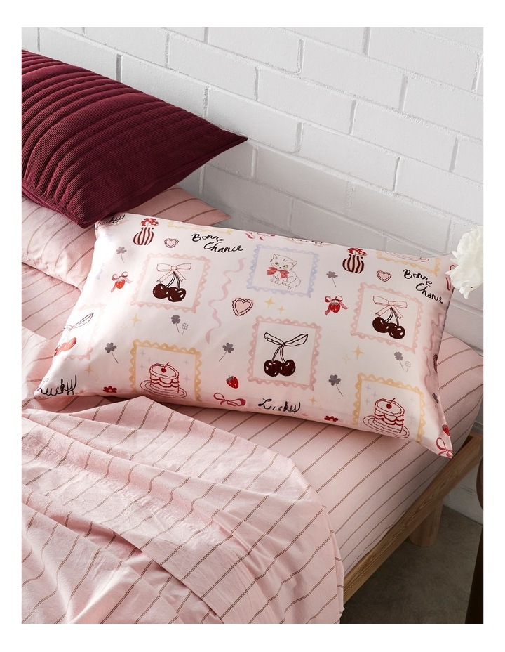 Silk Front Pillowcase in Bonne Chance image 2