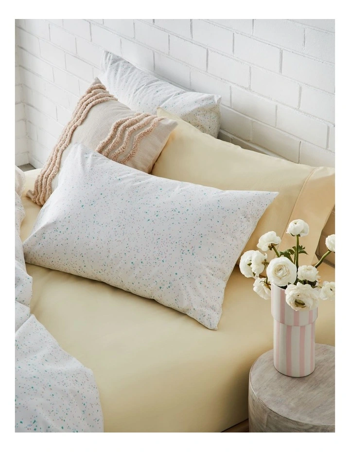 Speckle Cotton Quilt Cover Set in Cloud image 2