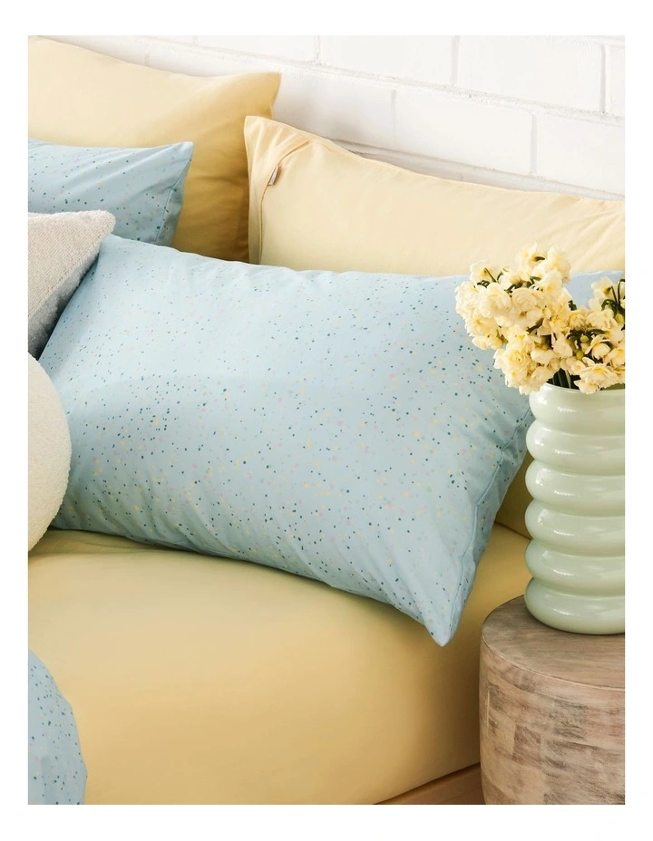 Speckle Cotton Quilt Cover Set in Sky image 2