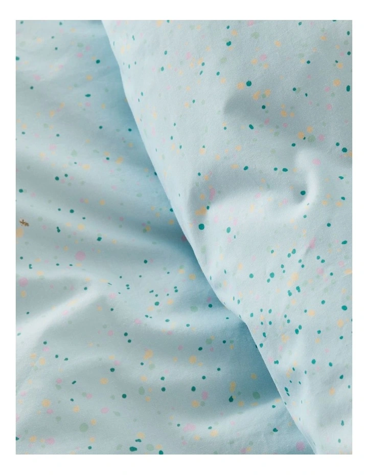 Speckle Cotton Quilt Cover Set in Sky image 3