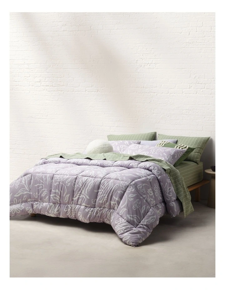 Juna Comforter Set in Dusty Lilac image 1