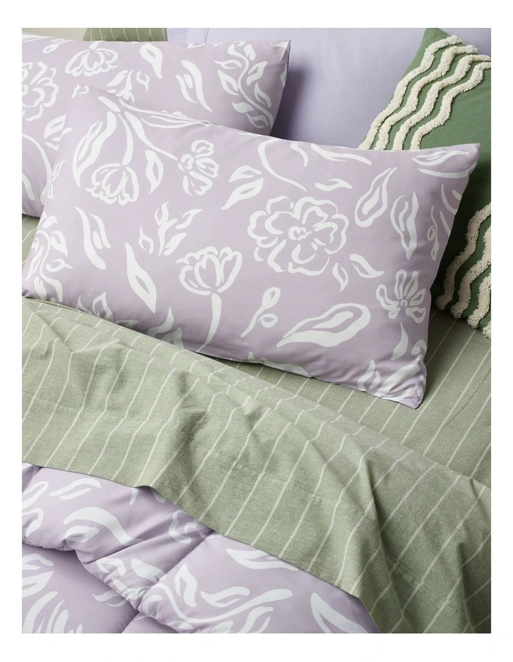 Juna Comforter Set in Dusty Lilac image 2