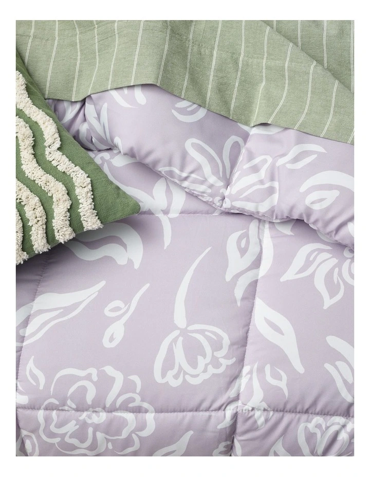 Juna Comforter Set in Dusty Lilac image 3