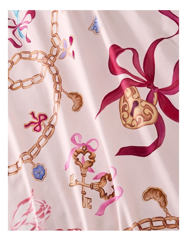 Charmed Cotton Sateen Quilt Cover Set in Soft Pink image 3