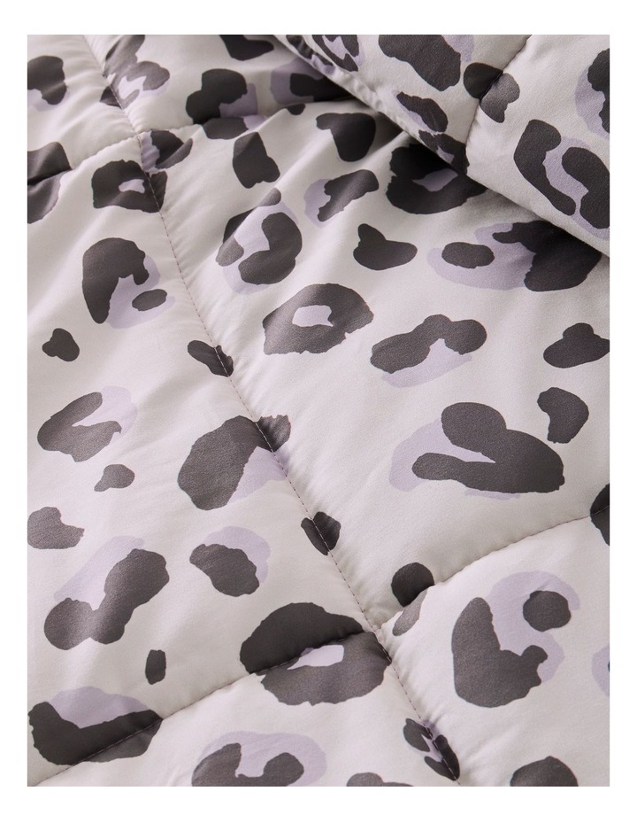 Mila Comforter Set in Lilac Leopard image 3