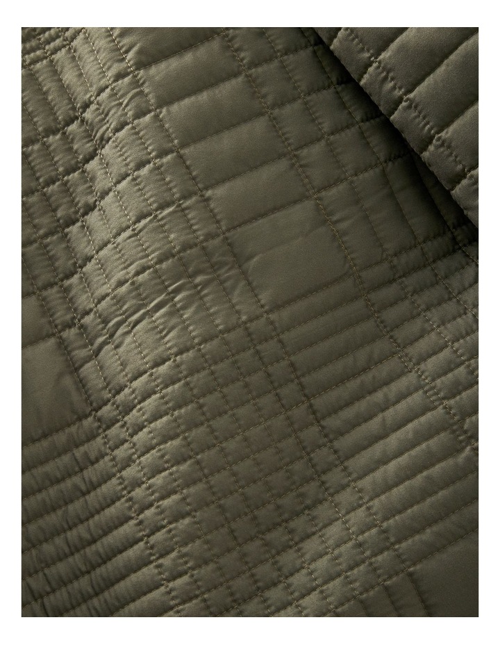 Hunter Quilted Quilt Cover Set in Olive image 3