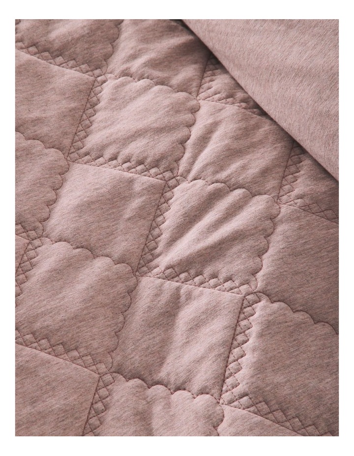 Sadie Quilt Cover Set in Pink Marle image 3