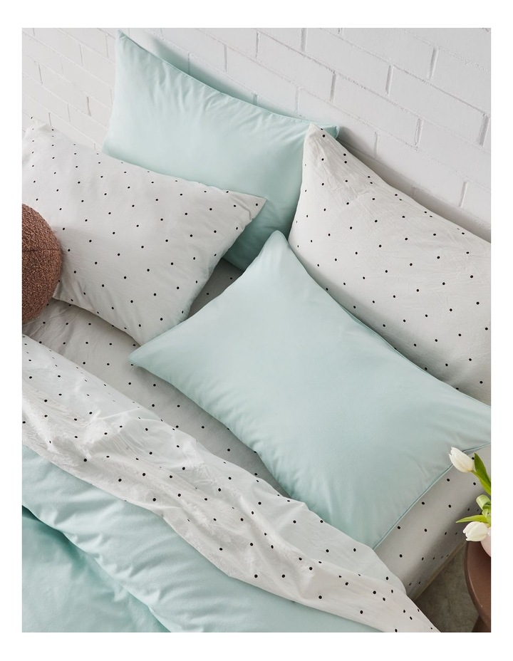 Stonewashed Cotton Quilt Cover Set in Saltwater image 2