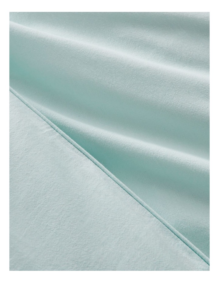 Stonewashed Cotton Quilt Cover Set in Saltwater image 3