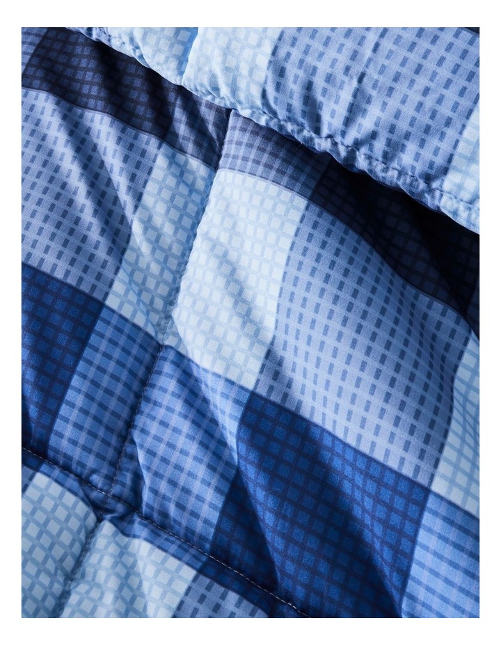Orson Comforter Set in Blue Check image 3