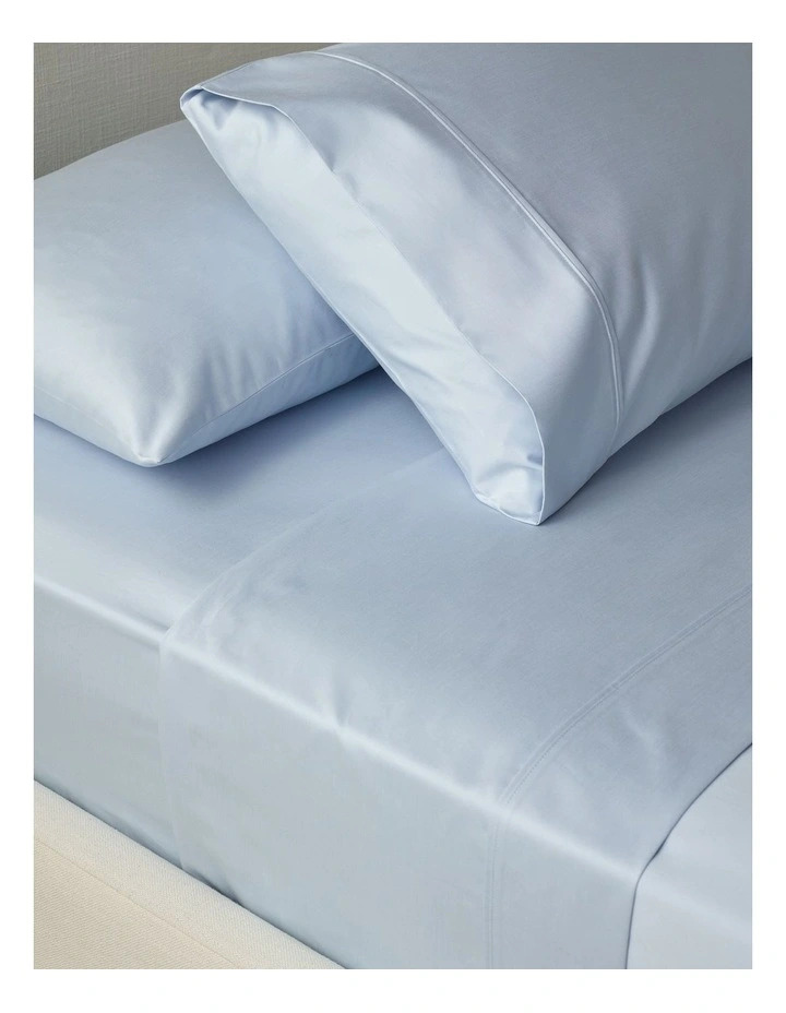 1000TC Finest Cotton Sheet Set in Baby Blue image 2