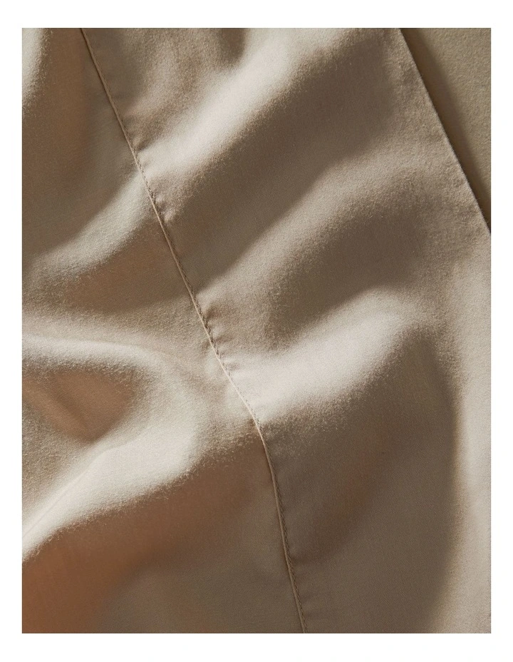 Palm Cove Washed Bamboo Cotton Sheet Set in Dune image 3