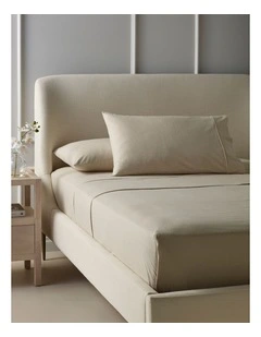 Cotton Flannelette Sheet Separates in Natural