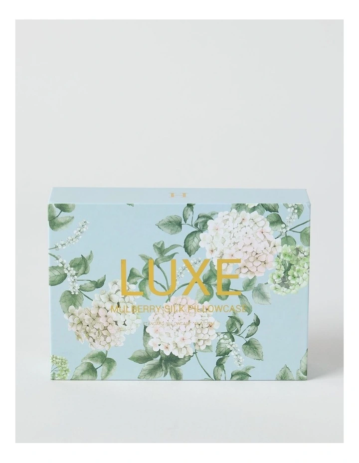 Luxe Silk Pillowcase in Hydrangea image 3