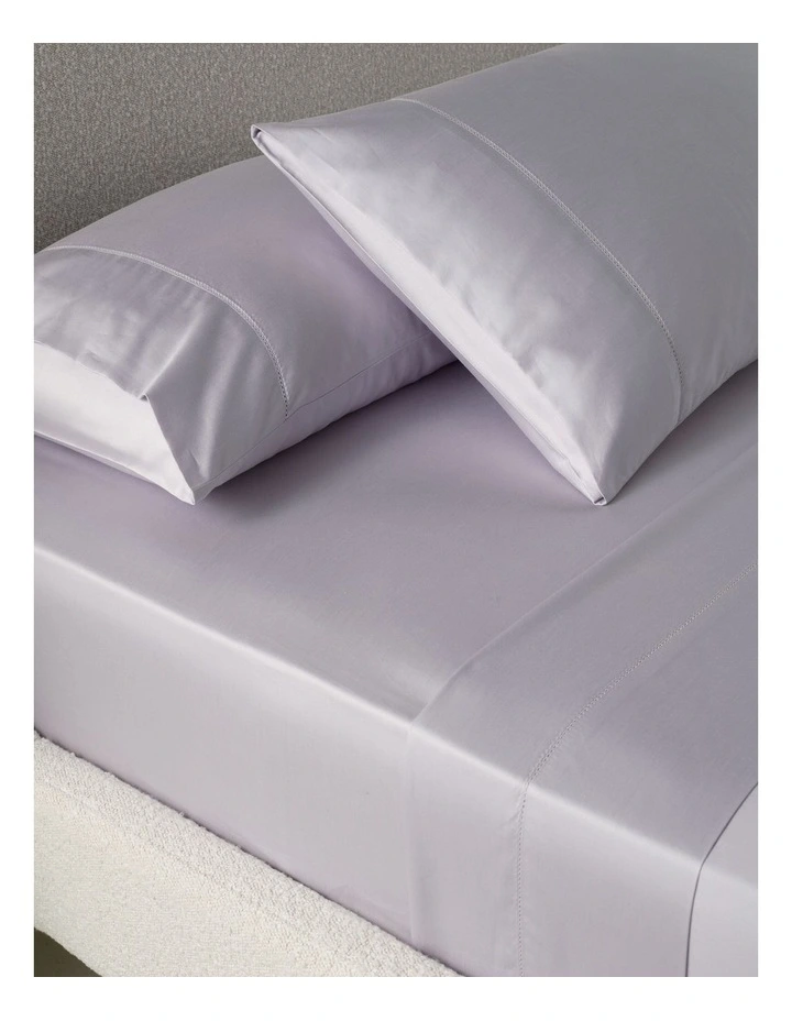 Diana 400TC Egyptian Cotton Sateen Sheet Set in Lilac image 2