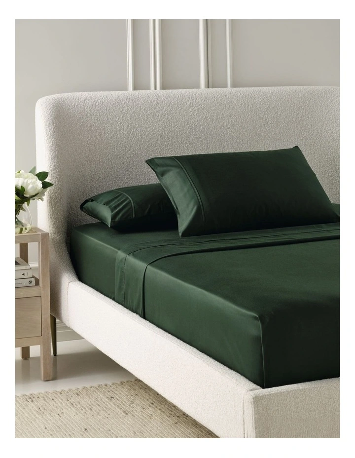 1000TC Egyptian Cotton Blend CVC Sheet Set in Forest image 1