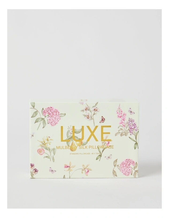 Luxe Silk Pillowcase in Botanical image 2