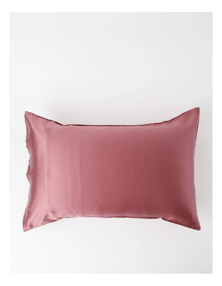 Heritage Silk Front Pillowcase Pair in Rose MYER