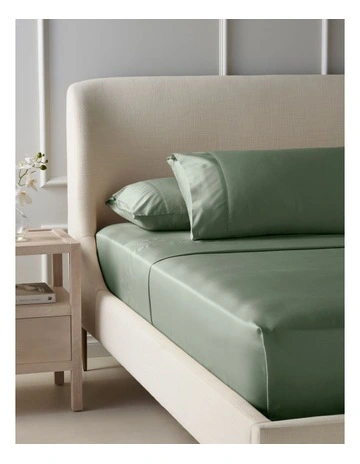 400TC Diana Egyptian Cotton Sateen Sheet Set in Sage
