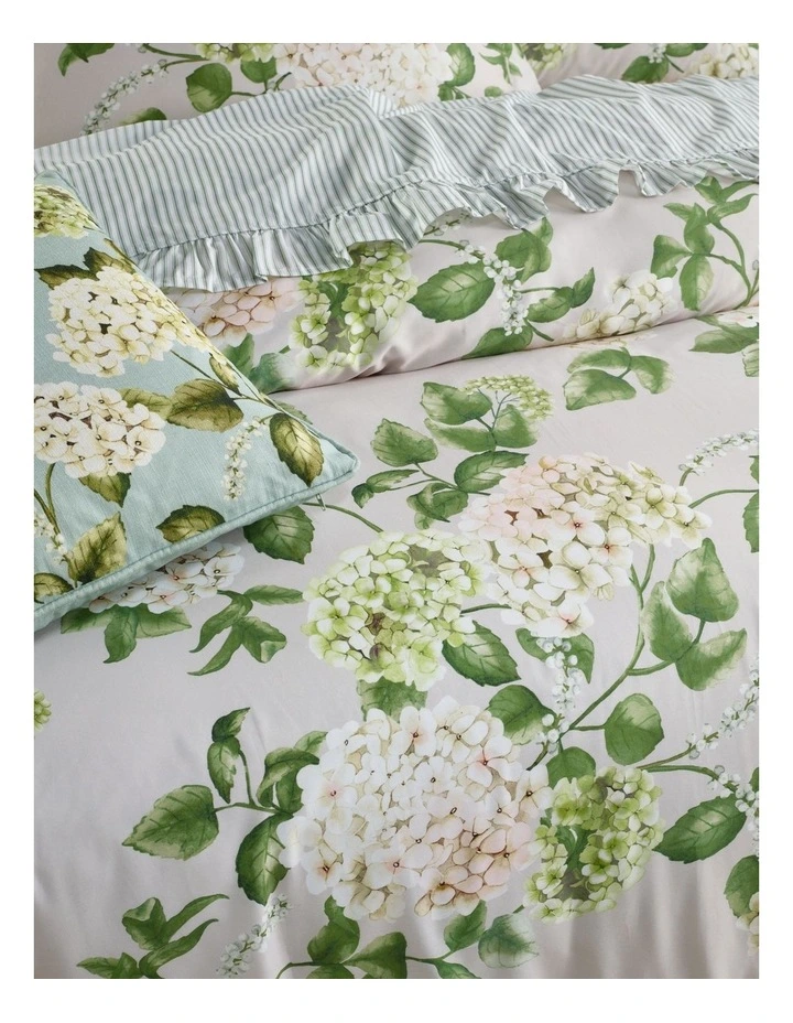 Hydrangea Cotton Sateen Quilt Cover Set in Natural image 2