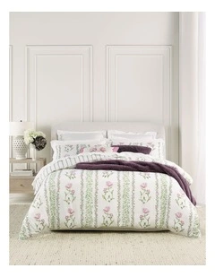 Tulip Cotton Sateen Quilt Cover Set in Pink