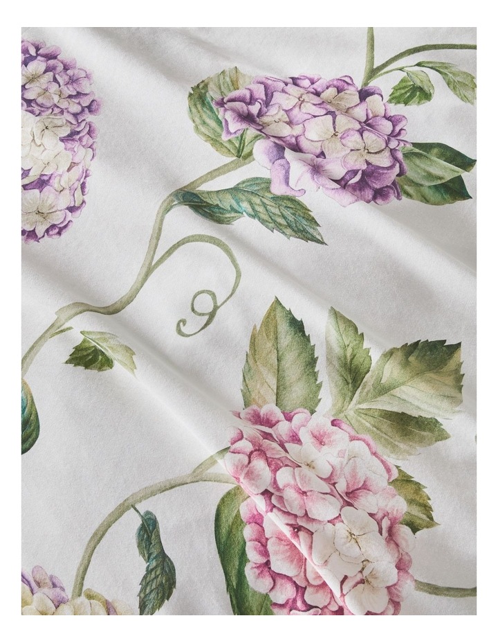 Hydrangea Cotton Sateen Quilt Cover Set in Plum image 3