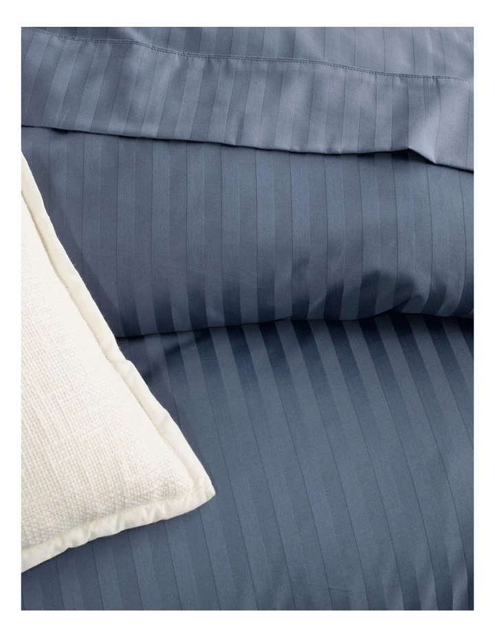 Hotel Collection 500TC Cotton Jacquard Quilt Cover Set in Ink image 3