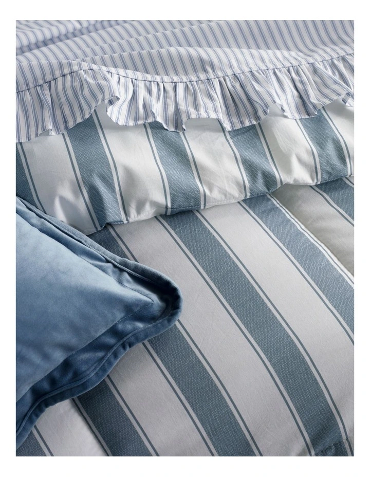 Printed Comforter Set in Ink Stripe image 2
