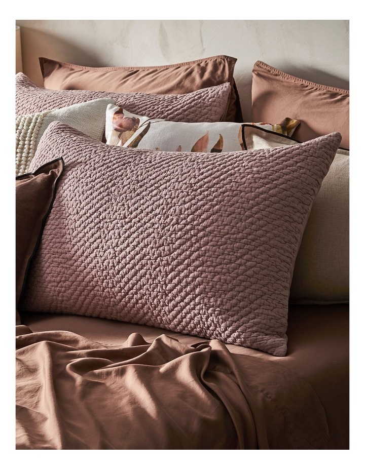 Queenstown Quilted Cotton Quilt Cover Set in Dove image 2