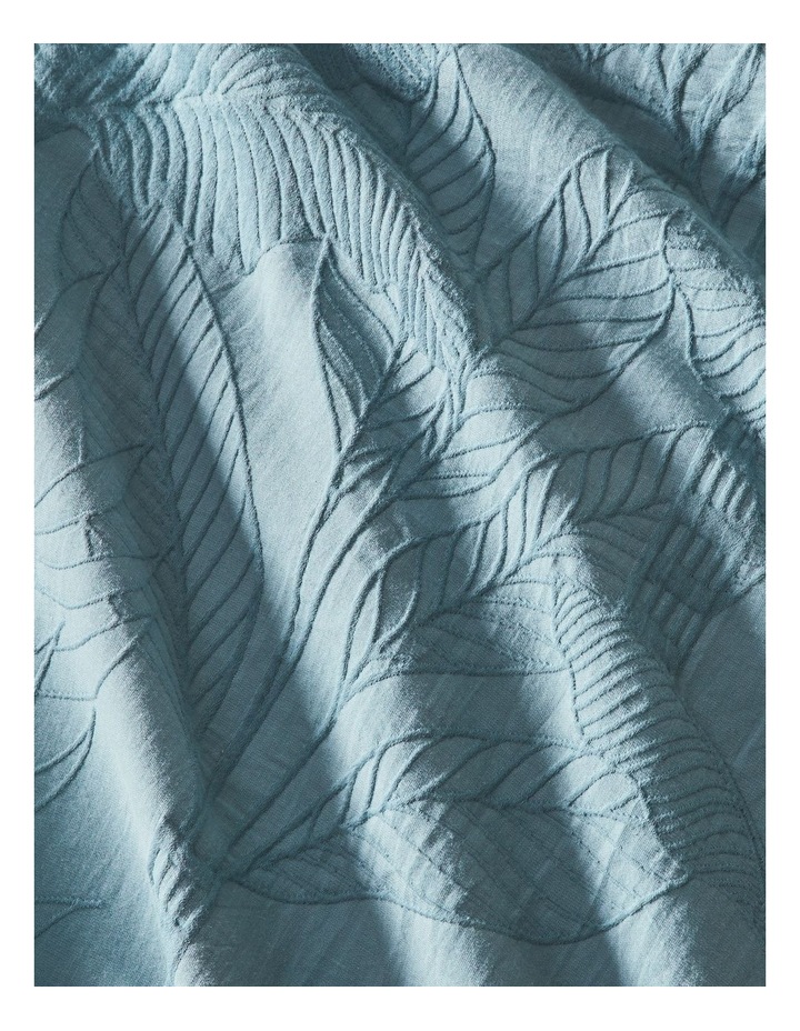 Tully Cotton Jacqaurd Quilt Cover Set in Blue image 3