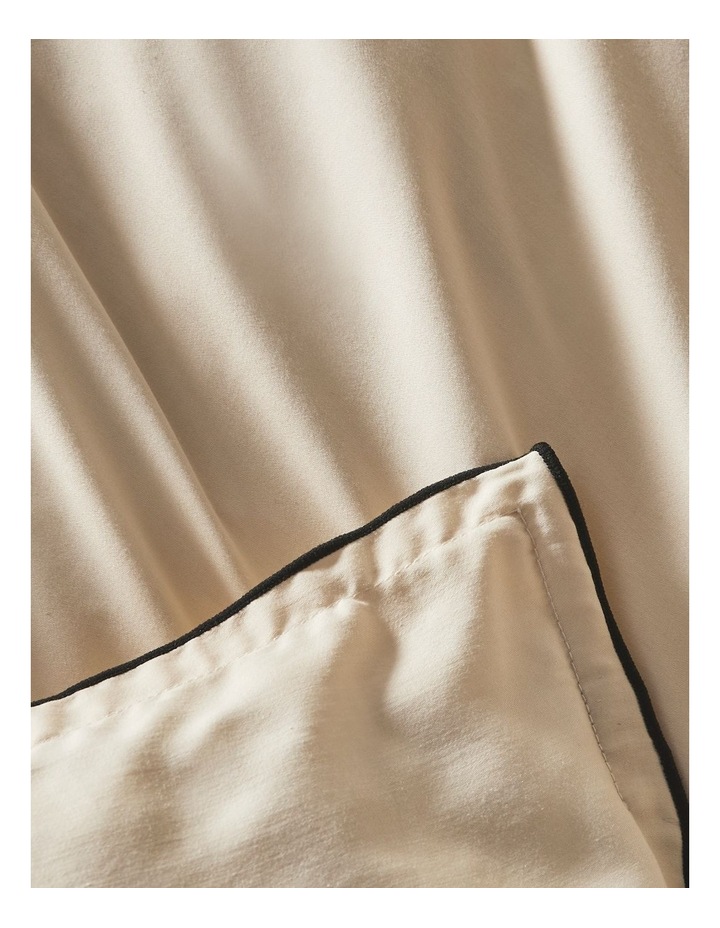 Clifton Washed Bamboo Cotton Quilt Cover Set in Butter image 3