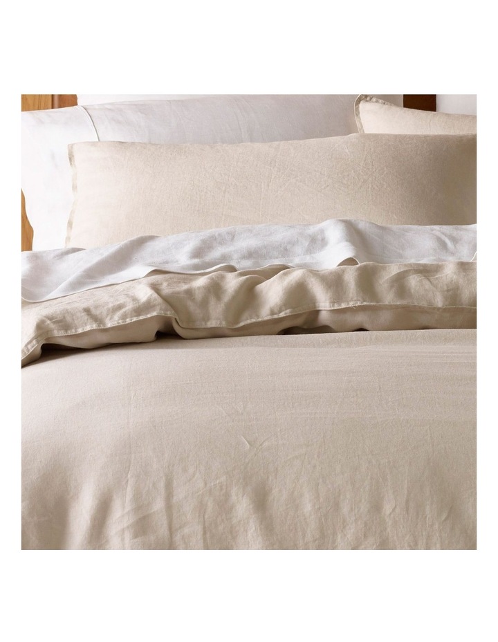 Australian House & Garden Sandy Cape Linen Quilt Cover Set In Natural | MYER