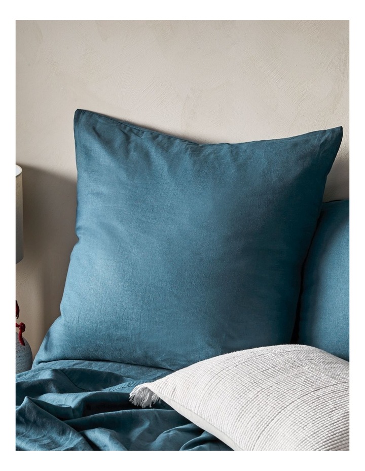 Sandy Cape Linen Quilt Cover Set in Seaglass image 3