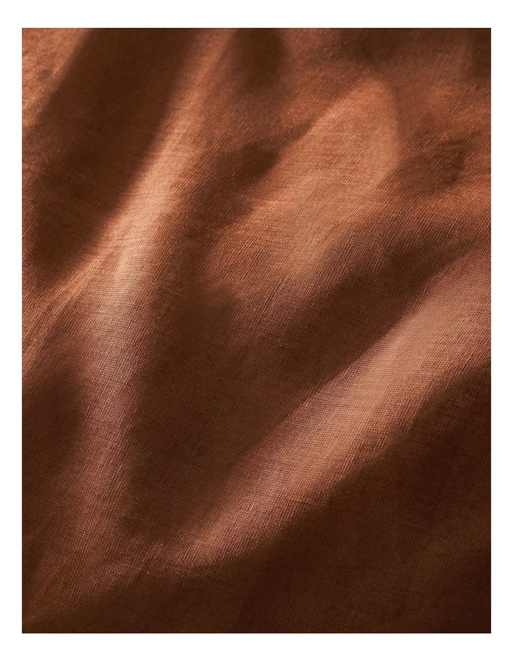 Sandy Cape Washed Belgian Linen Quilt Cover Set in Earth image 4